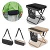 Ultra-Light Portable Folding Stool Mini Backpack Chair with Carry Bag, Compact Travel Seat for Outdoor, Camping, Hiking & Events