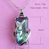 Accessories, Exquisite Color Anti-Zirconium Necklace Women, Topaz Leaf Necklace Item (With Chain)