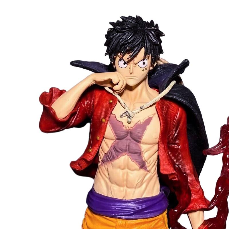 

Spot One Piece Third Bullet Liangchen Luffy New and Old Emperor Series Luffy Handheld Stand up Ornament Statue Desktop Ornament