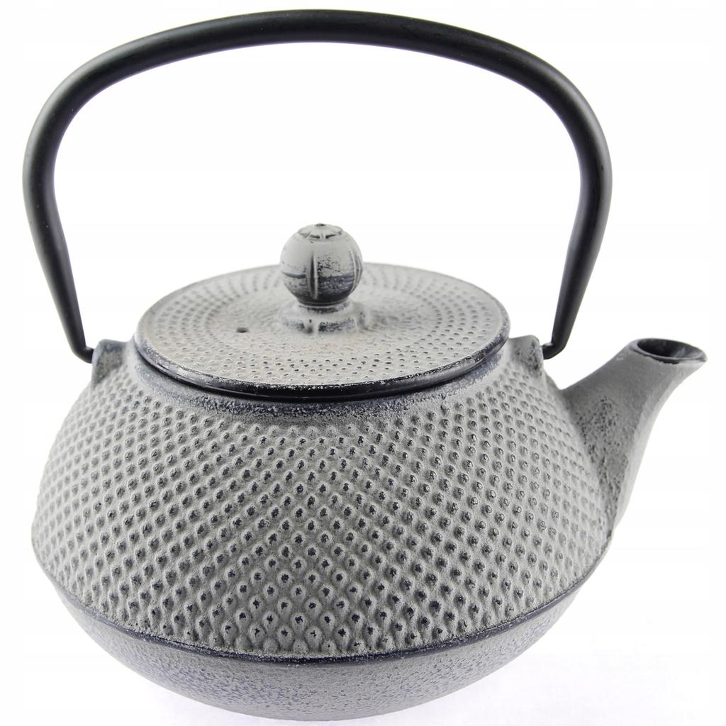 Cast Iron Kettle 0.8L With Infuser + 2 Cups Tea Set