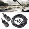 Precise Sprayer Angle Windshield Nozzle Ensures Optimally Cleaning Without Waste for B5 6RD955985 6E0955985A 6E0955985B