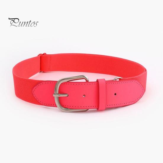 Baseball-Gürtel mit verstellbaren Löchern, elastisches Design, für Jugendliche und Erwachsene, bequemer Stretch-Gurt, Kunstledergürtel, Sport-Accessoire