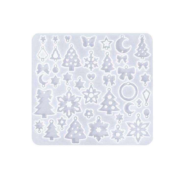 

Sturdy Silicone Holiday Earring Mould for Crafting Reusable Christmas Themed Jewelry With Resin Materials