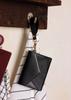 Matt Post Steen Leather Keyring Card Wallet Black