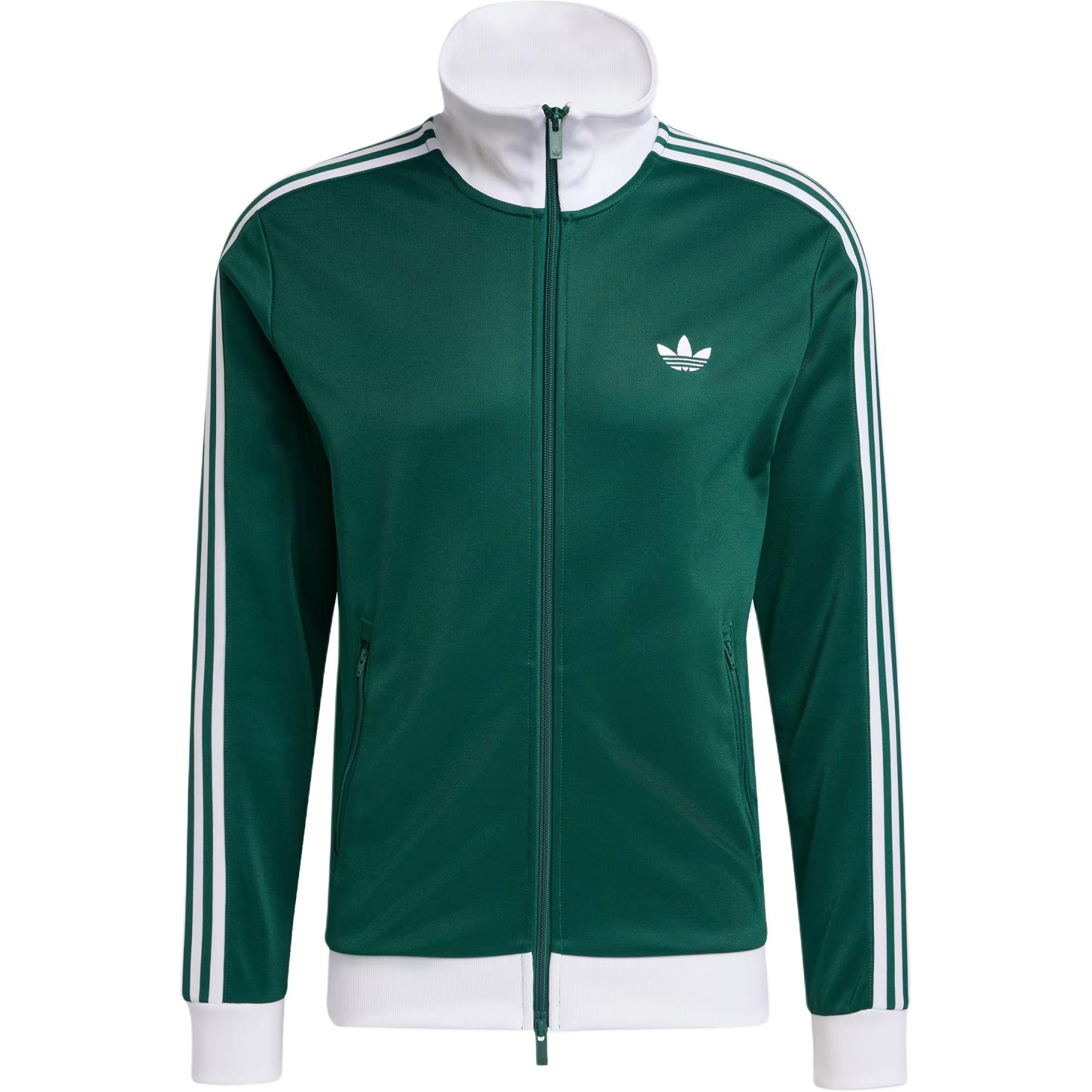 Adidas Originals Sport Collection Striped Zip Long Sleeve Slim Fit Jacket Men jackets KE1666 S