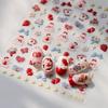 TENSOR M835 Matte Jelly Big-Eared Rabbit Nail Stickers - Hot Stamping, Self-Adhesive.