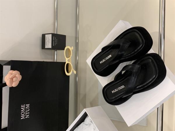 Fashion Shoes Woman 2025 Female Slippers Med Platform Loafers New Soft Summer Beach Slides  Shoes Women Slippers Summer Loafers Shale Fe