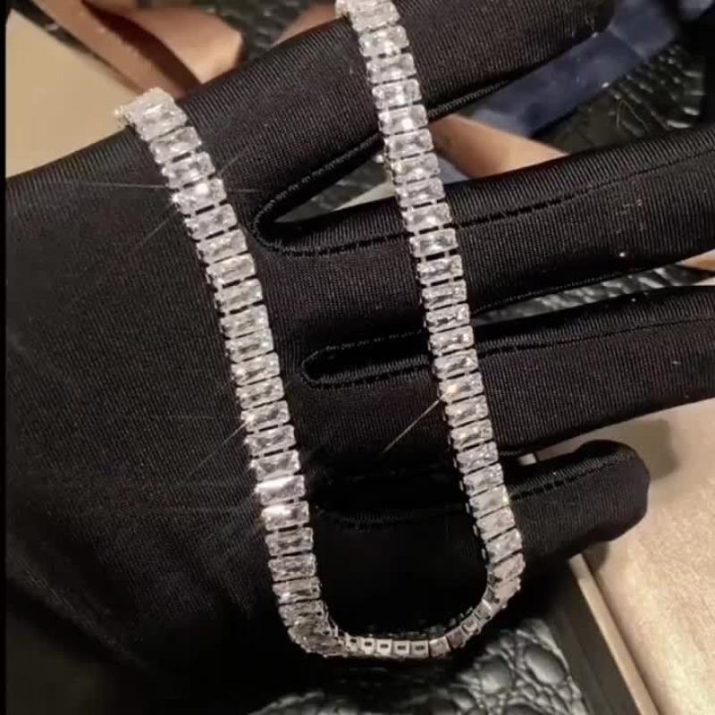 Chunky Tennis Necklace for Women: Premium Sparkling Jewelry Gift for Parties & Special Occasions