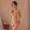 Sex Clothes Exposed Perspective Suspender Nightdress Hollow Temptation Passion Pajamas Mesh Pure Desire Sexy Suit