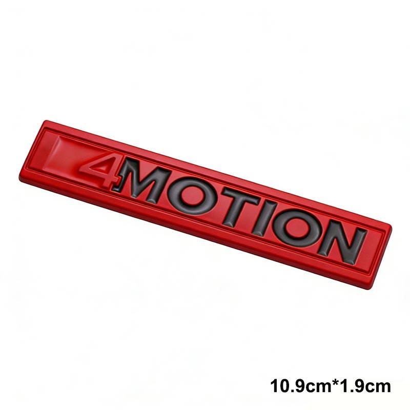 3D Metal 4MOTION Decorative Sticker For VW Passat Tanyue Golf Car Modification Parts Zf7