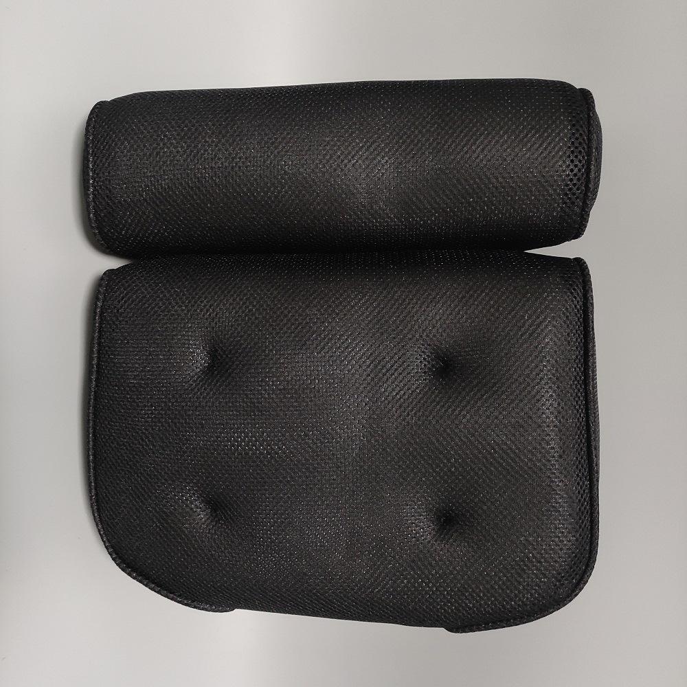 3D Mesh Bath Pillow with Suction Cups for Bathtub & SPA