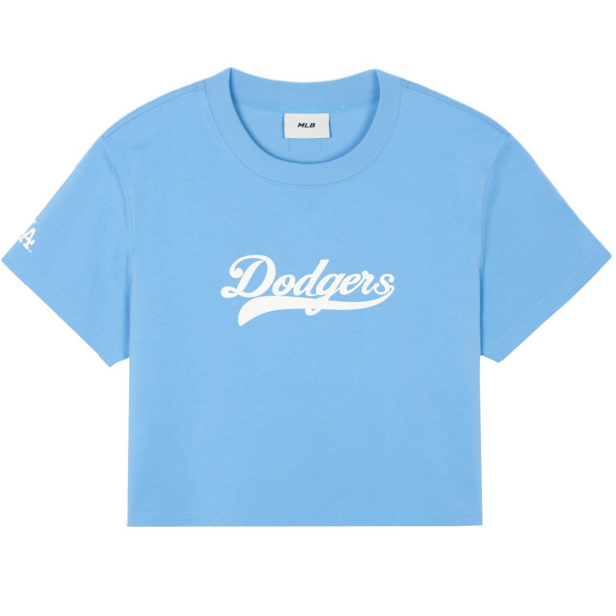 

New MLB Los Angeles Dodgers Varsity T Shirt Women s Blue 3FTSV1243-07BLL XS