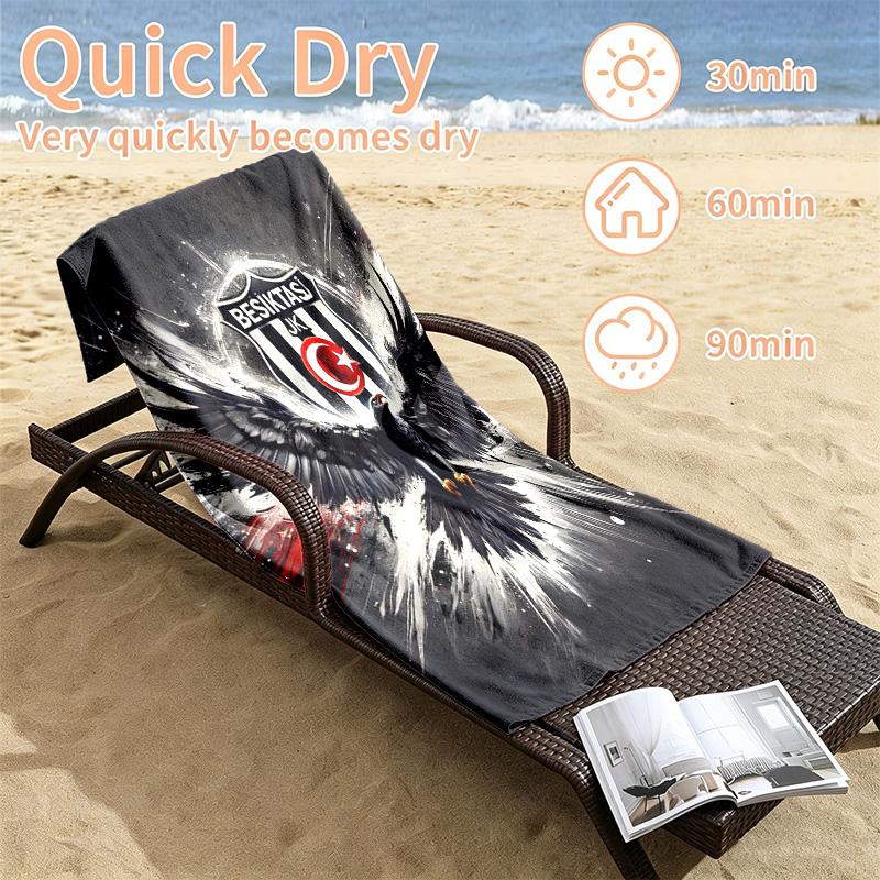 Besiktas JK Beach towels also serve as bath towels summer essential a musthave for the outdoors the beach and the pool