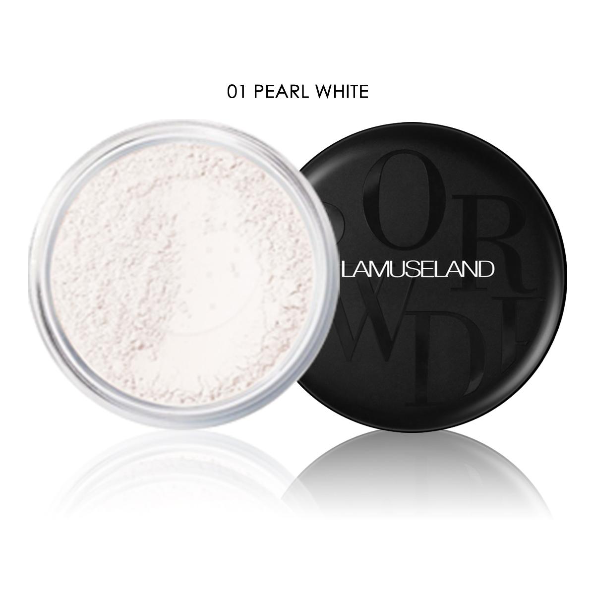 

LAMUSELAND Soft Velvet Рассыпчатая пудра Тонкая и гладкая пудра для макияжа для лица 7г