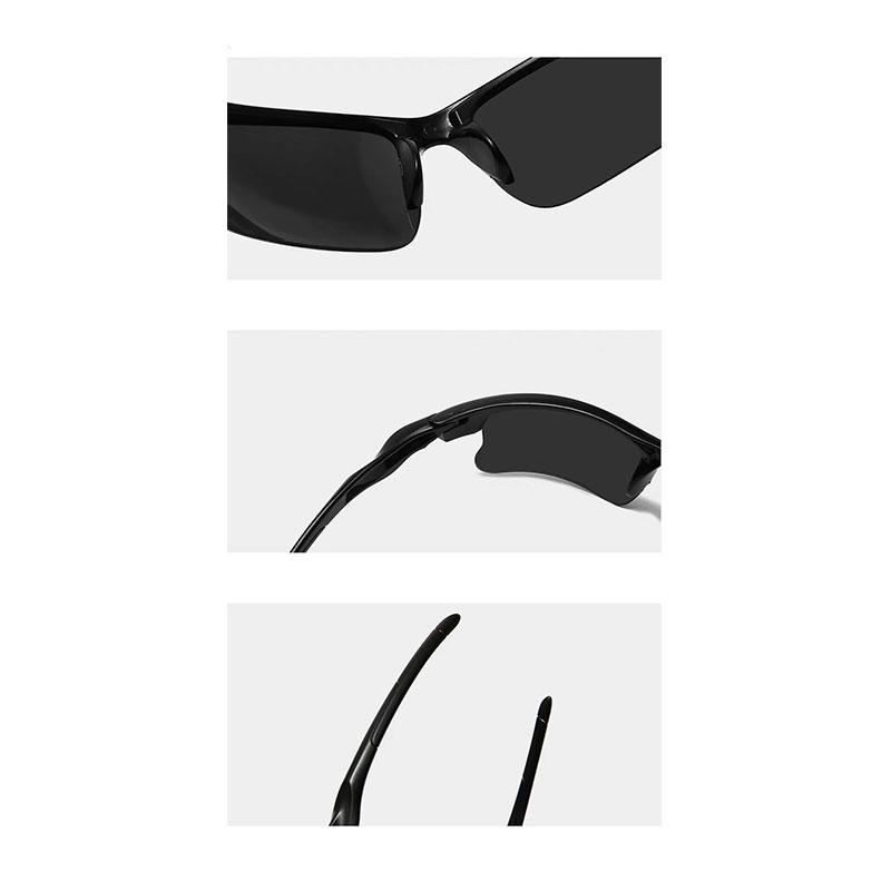 New Men'S Outdoor Sports Sunglasses Women'S Half Frame Square Sun Glasses Men Cycling Protection Eyewear Uv400