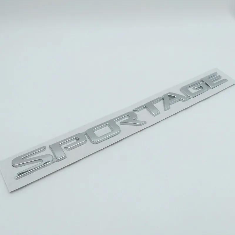 1 pièce 3D ABS SPORTAGE Lettres Coffre arrière Autocollants Emblème badge sticker Décalcomanie style Accessoires
