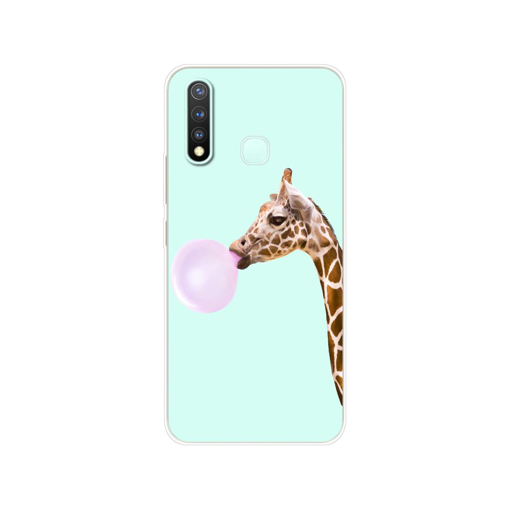 Dla Vivo Y19 Case 6.53 ''miękki TPU silikonowy pokrowiec dla Vivo Y19 Y 19 VivoY19 Case tylna obudowa telefonu zderzak ochronny Shell Bag Coque