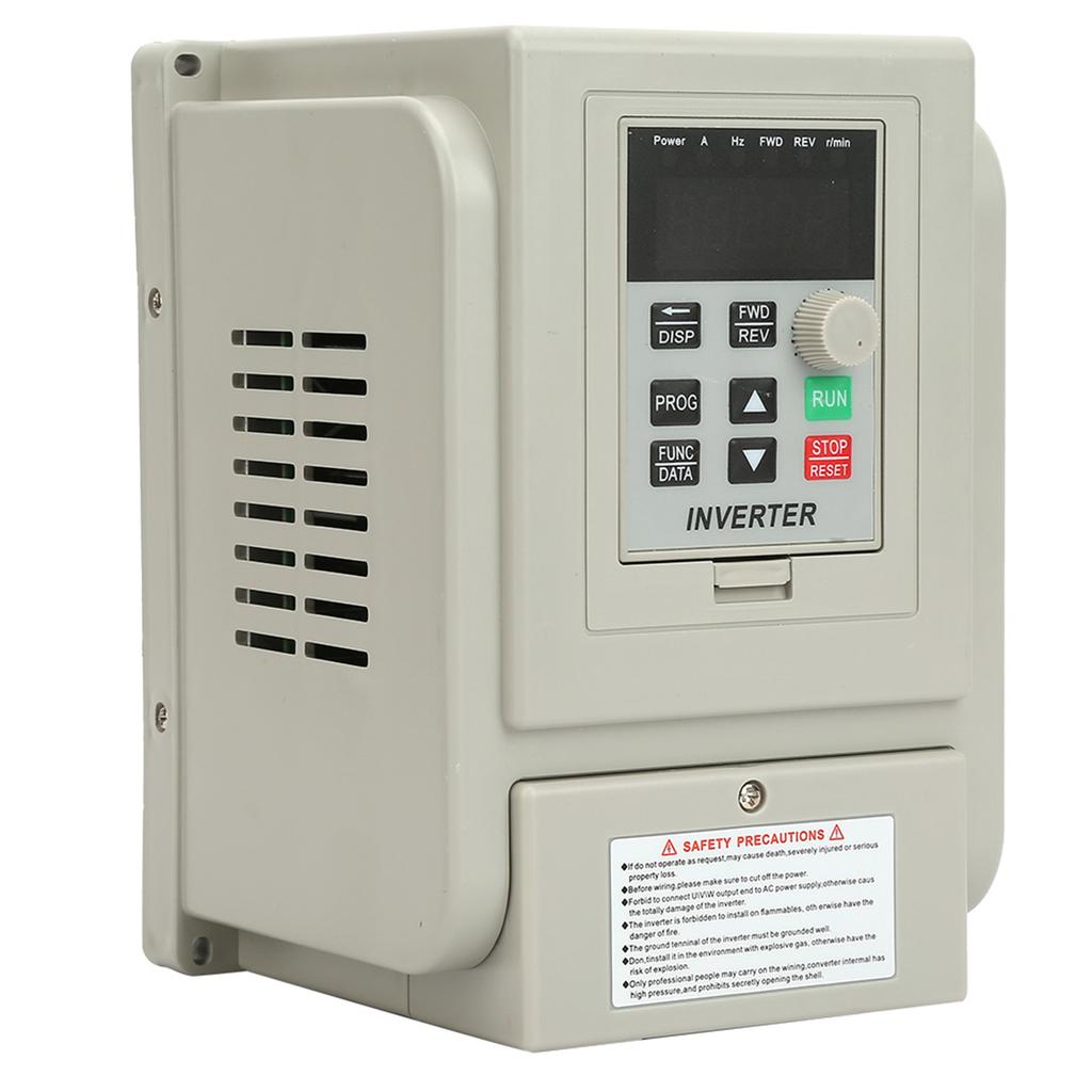 220VAC Variable Frequency Drive VFD Speed Controller for Single Phase 0.75kW AC Motor Inverter Motor Drive