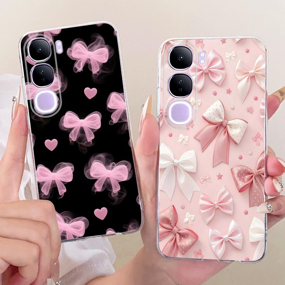For Vivo V40 Lite 4G 5G Case V2417 Cool Lion Butterfly Painted Cover For Vivo Y200 5G Soft Slim Phone Case For Vivo Y300 5G Bags