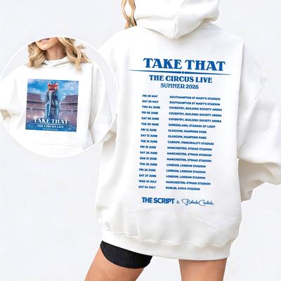 Take-That The Circus Live Tour 2026 Hoodie Man Woman Harajuku Long Sleeve Pullover Tops Perfect for Commute & Loungewear