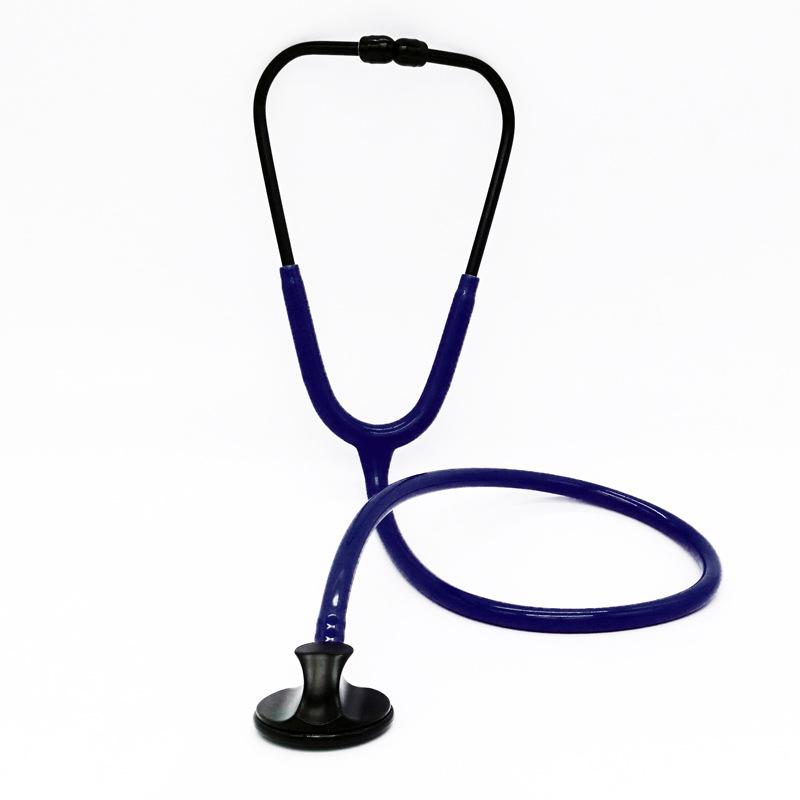Black Plated Zinc Alloy Stethoscope with Stainless Steel Chestpiece, 250G