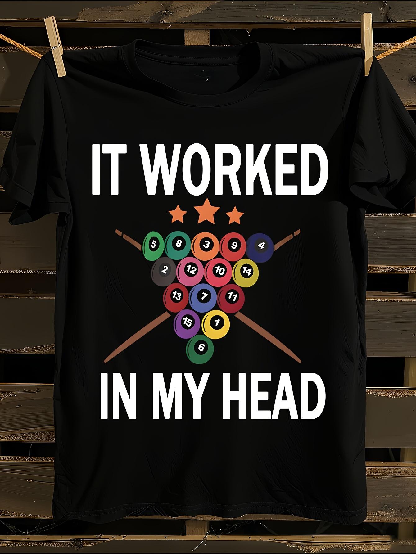 Billiards-Themed T-shirt XXL