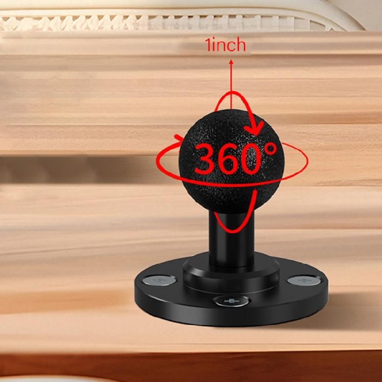 1Inch 25mm Aluminum Ball Mount Base Compatibles Tripods Phone Holders Tablet Stands