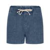 Elastic Waist Drawstring Women's Denim Shorts - Trendy European and American Style