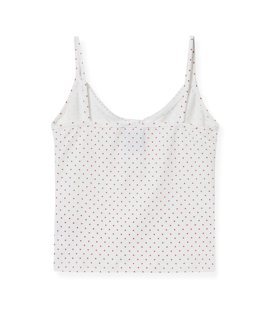 MIDNIGHT MOVE Dot Top (White)