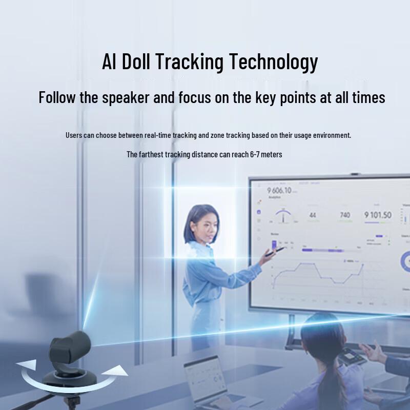 MAXHUB 4K UHD AI Tracking PTZ Video Conference Camera (CN version)