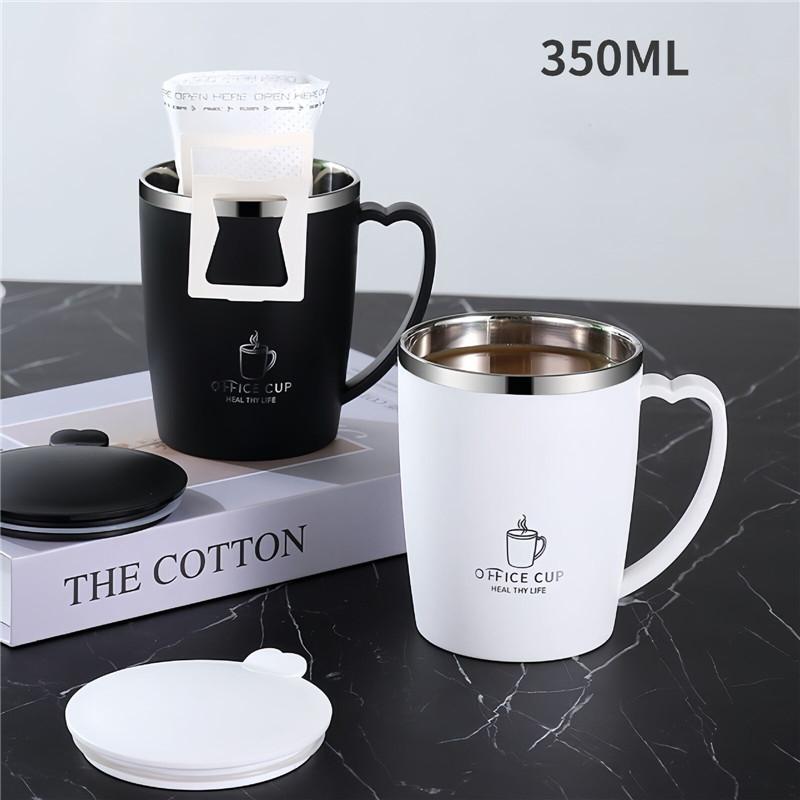 350ML Stainless Steel Thermos Mug Tea Coffee Thermal Cup Insulated Travel Mug