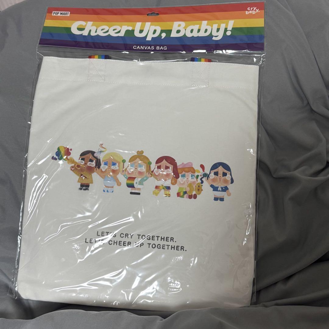

[USED] cry baby tote bag popmart