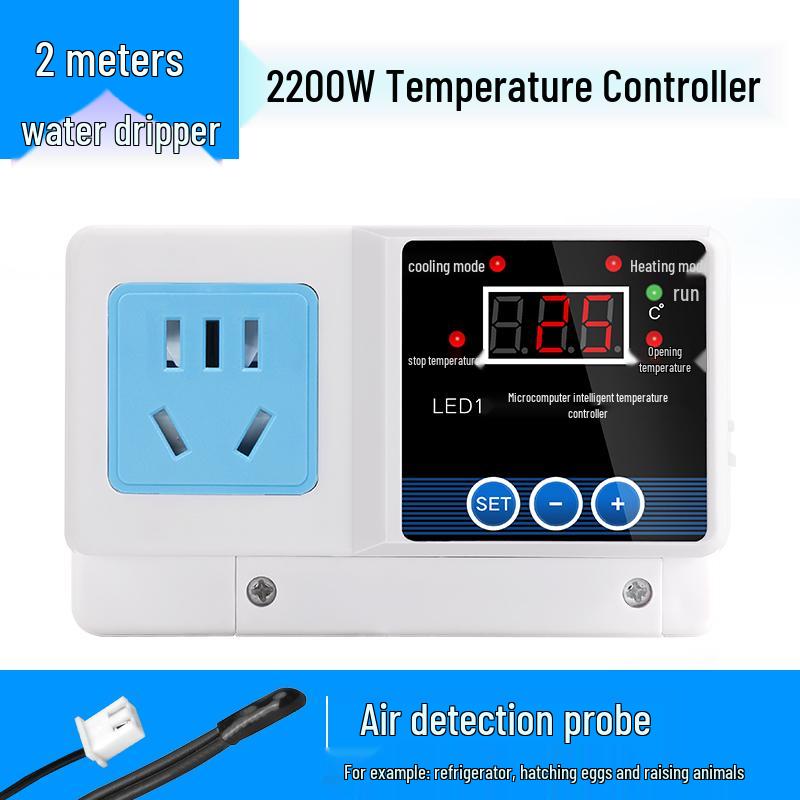 

Smart Digital Thermostat Socket with Adjustable Temperature Control and Automatic Switch for Boilers