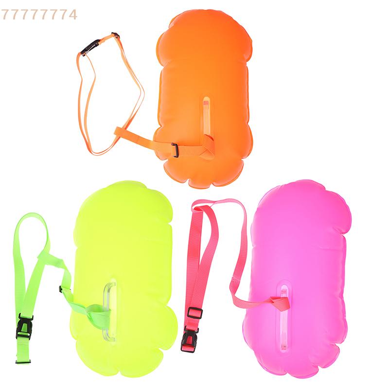1PC Float Bag PVC Inflatable Swimming Buoy Safety Air Dry Tow Bag Float Signal Drift Bag for Water Sports