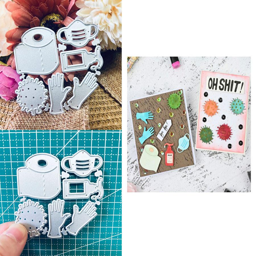 Toilet Paper Special Medical Supplies Elements Metal Cutting Dies DIY for Scrapbooking Dies Cut Handmade Stencil Craft Template
