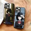 Misaki Mei Phone Case For iPhone 17,16,15,14,13,12,11 Plus,Pro Max,XS,Colored Silver Plated Inside Cover