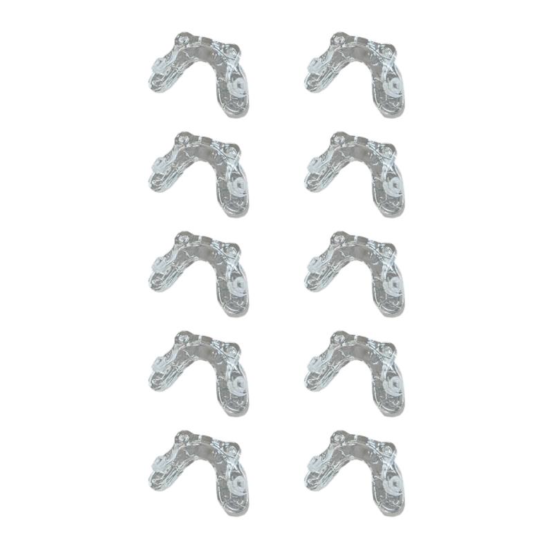 Clear Silicone Nose Pad 10 Pieces Anti Slip Cushions for Secure Glasses Fit No Pressure