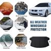 1 PC Car Windshield Snow Cover, Snap-On Waterproof and Scratch-Proof Windshield Protector, 600 D Oxford Cloth Car Window Snow Cover, Universal for