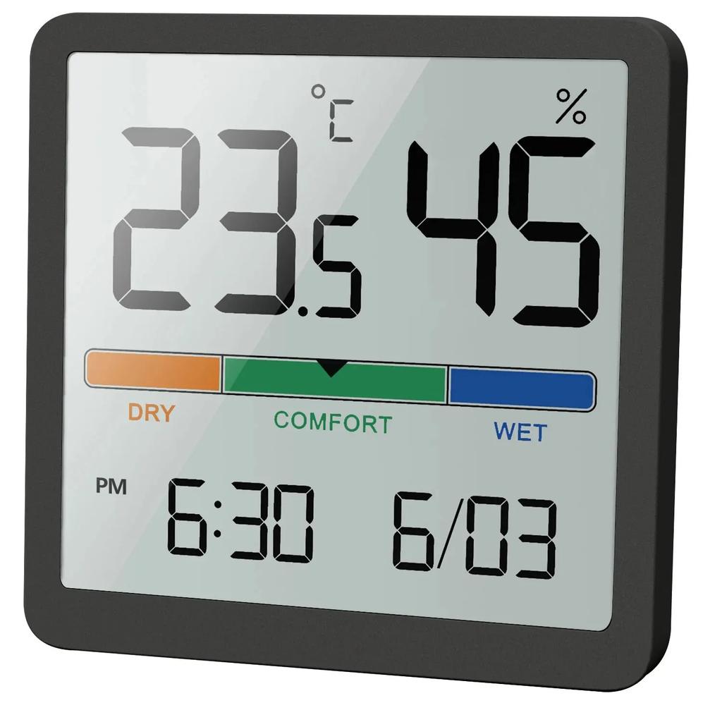 LCD Digital Thermometer Hygrometer Indoor Room Electronic Temperature Humidity Meter Sensor Gauge Weather Station For Home