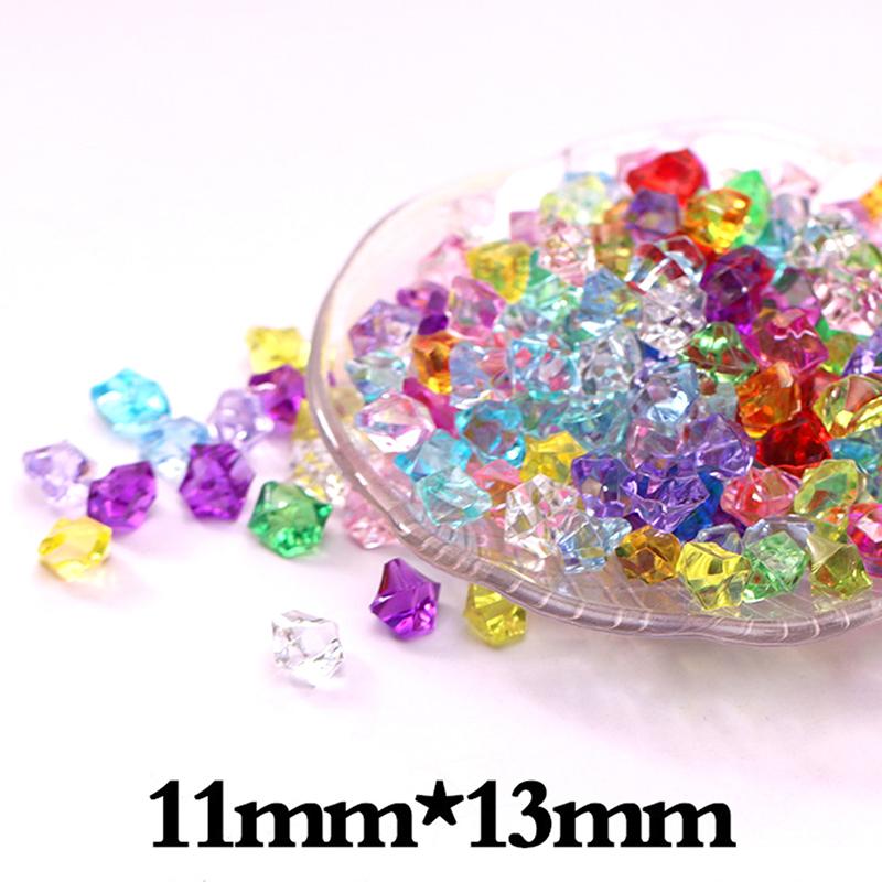 20 ks Náhodné Barevné Ledové Kostky Dětské Hračky Diamant Nepravidelný Kámen Dekorace DIY Ručně Vyráběné Dekorační Doplňky