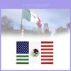 Celebrate Unity With 90*150cm Us Mx Friendship Flag Made Of Durable Polyester Fabric