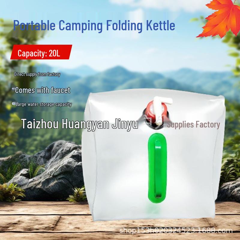 20L Portable Folding Water Bottle - PVC Logo-Printable for Outdoor Camping and Travel