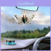 2d Mechanical Bee Acrylic Pendant Adorable Car Interior Decor For Trendy Backpack Accents