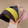 Korean Solid Color Satin Headband for Women Girls Fashion Elegant Wide Sponge Hair Hoop Headwear Hair Accessories