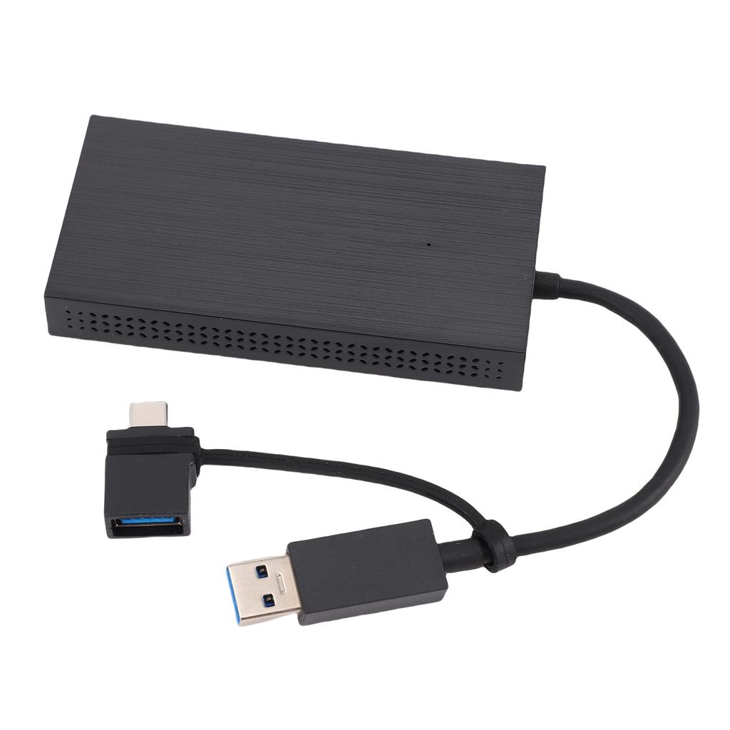USB To Dual HD Multimedia Interface Adapter Splitter with Type C Converter 4K 60Hz for Dual Display Laptops Desktops Tablets