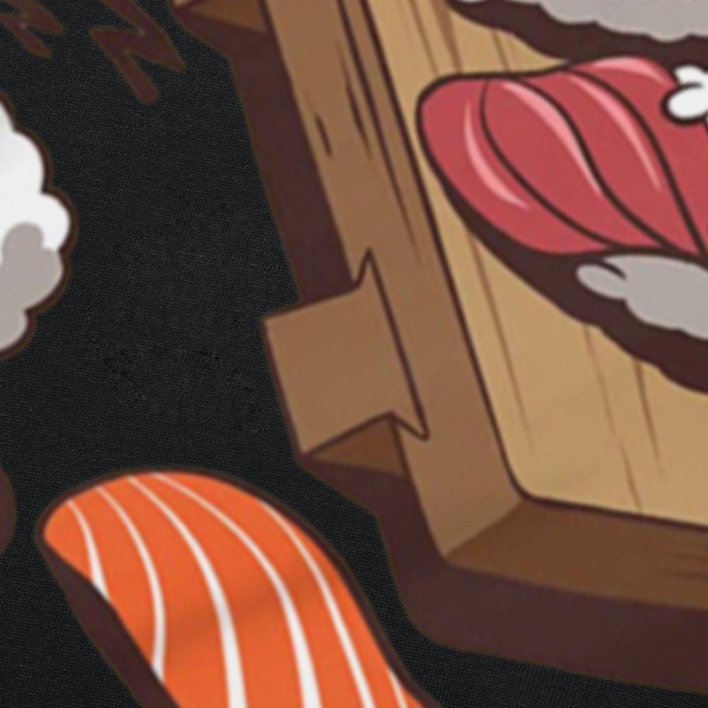 Sleep Walking Sushi Japanese Foodie T Shirts Graphic Cotton Streetwear Short Sleeve Birthday Gifts Summer T-shirt Mens Clothing