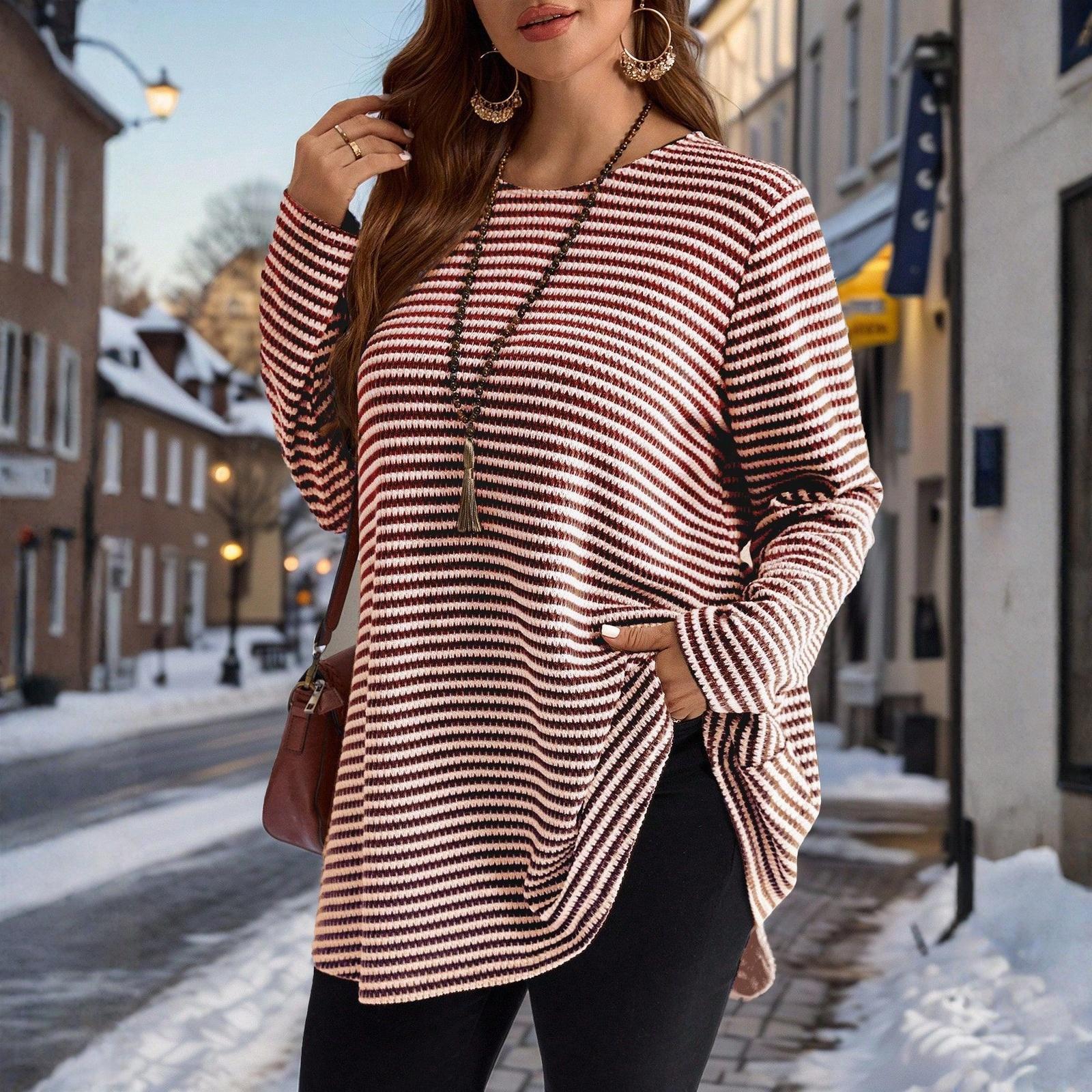 

Женские модные худи с круглым вырезом, длинными рукавами, цветочным принтом, кулиской, повседневные свободные пуловеры XL винный