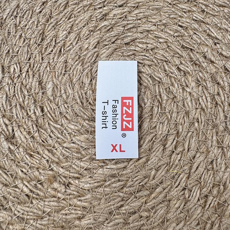 Tearable Washable Woven Clothing Neck Labels for Home Textile and Bedding