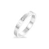 Temperament fashion forever love titanium steel diamond ring women's niche simple love couple ring hand jewelry
