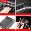 For Toyota Highlander XU70 Refit   2022 Car Carbon Fiber Interior Mouldings Gear Panel Cover Frame Accessories For